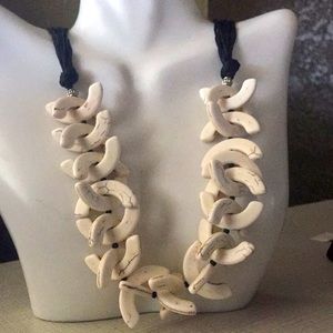 NEW White Howlite Statement Necklace